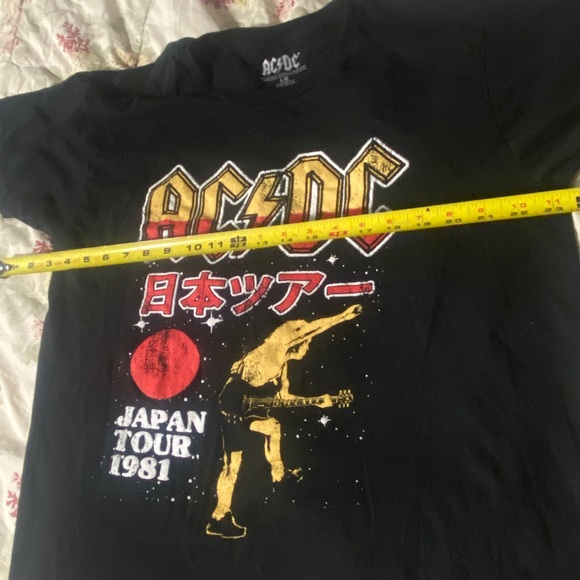 AC/DC Japan Tour Cotton crew neck t-shirt - Picture 5 of 8